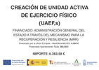 Imagen de Proyecto: CREACIÓN DE UNIDAD ACTIVA DE EJERCICIO FÍSICO (UAEF,s).
